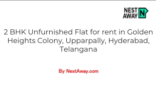 Flat on rent in Upparpally Hyderabad