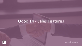 Odoo 14 Sales Features