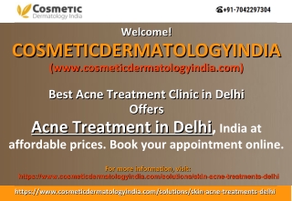 Acne Treatment In Delhi-CosmeticDermatologyIndia