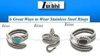 6 Great Ways to Wear Stainless Steel Rings
