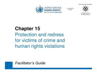 Chapter 15 Protection and redress 	for victims of crime and 	human rights violations
