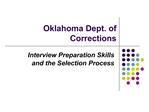 Oklahoma Dept. of Corrections