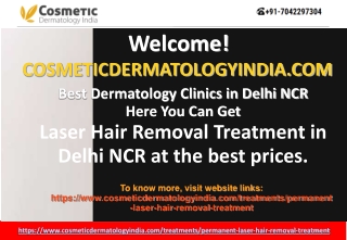 Laser Hair Removal Treatment in Delhi-CosmeticDermatologyIndia