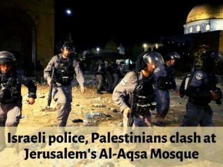 Israeli police, Palestinians clash at Jerusalem's Al-Aqsa Mosque