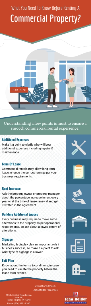 What Do You Need To Know Before Renting A Commercial Property?