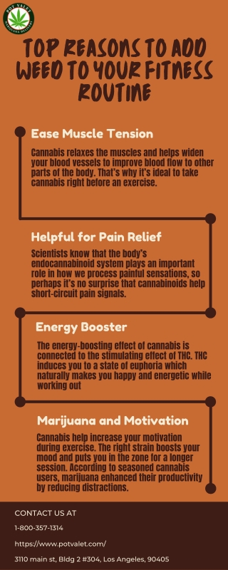 Top Reasons To Add Weed To Your Fitness Routine