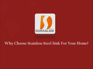 Stainless Steel Sink Products Supplier