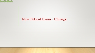 New Patient Exam in Tooth Buds Pediatric Dentistry