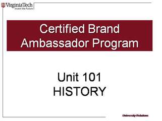 Brand Ambassador program