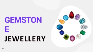 Gemstone jewellery