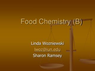 Food Chemistry (B)