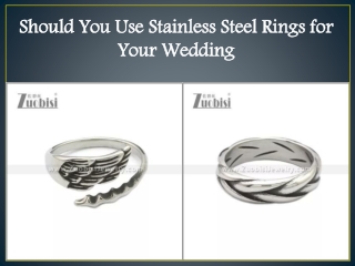 Should You Use Stainless Steel Rings for Your Wedding