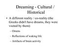 Dreaming - Cultural
