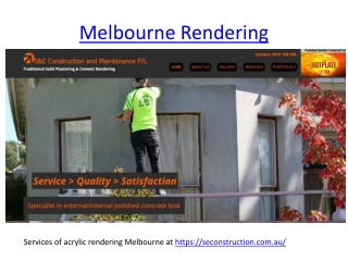 seconstruction.com.au - melbourne solid plastering, Melbourne Rendering, brick r