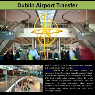 Dublin Airport Transfer