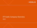 ITT Exelis Company Overview