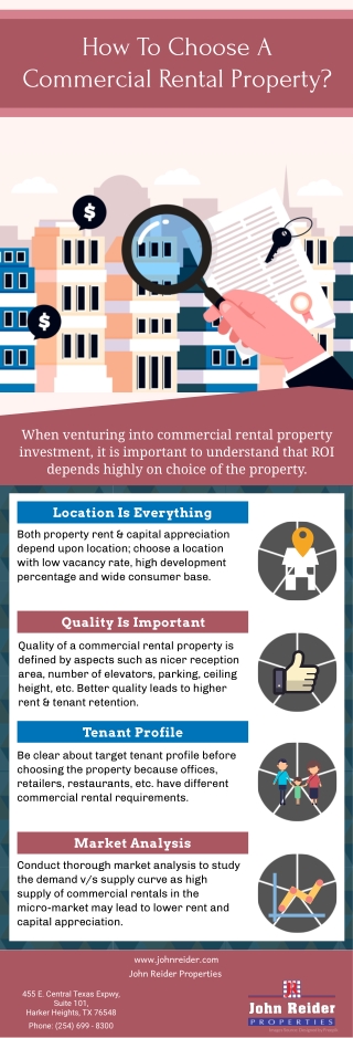 How To Choose A Commercial Rental Property?