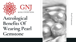 Astrological benefits of wearing pearl gemstone