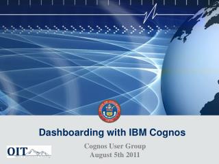 Dashboarding with IBM Cognos