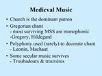 Medieval Music