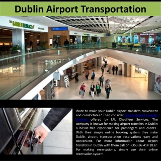 Dublin Airport Transportation