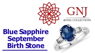 Blue Sapphire September Birth stone