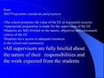 Supervising the Extended Essay: some helpful hints for supervisors Shelley Murray May 2007