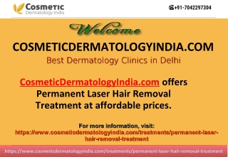 Permanent Laser Hair Removal Delhi
