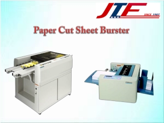 High Quality of Paper Cut Sheet Burster Online
