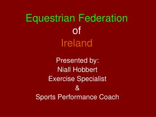 Equestrian Federation of Ireland