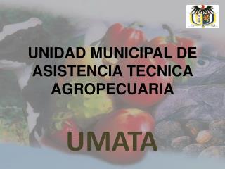 UNIDAD MUNICIPAL DE ASISTENCIA TECNICA AGROPECUARIA