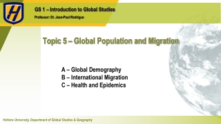 Topic 5 – Global Population and Migration