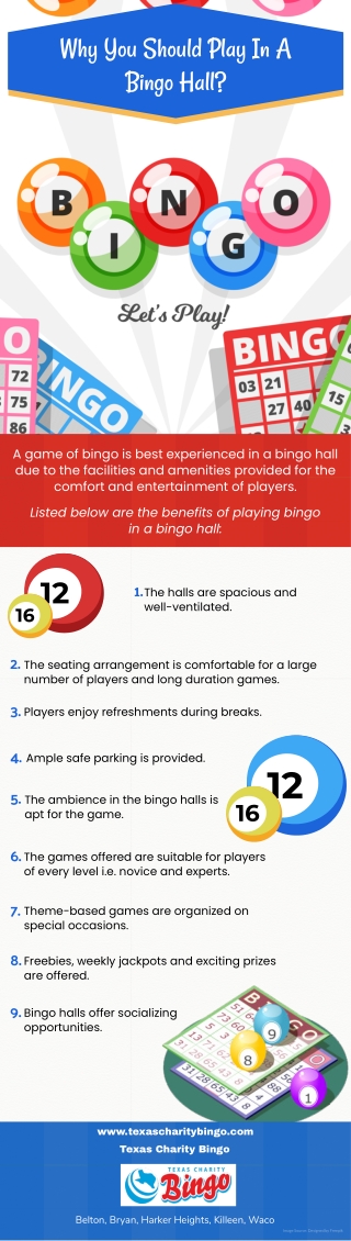 Why You Should Play In A Bingo Hall?