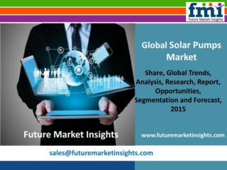 Solar Pumps Market in Good Shape in 2021; COVID-19 to Affect Future Growth Traje