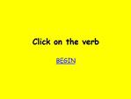 Click on the verb