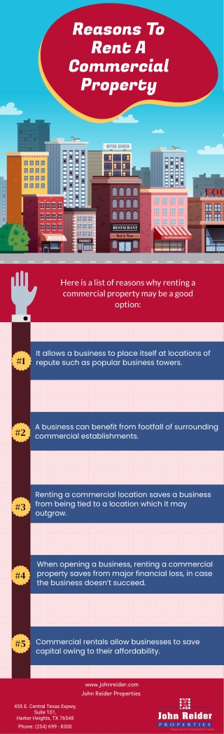 Reasons To Rent A Commercial Property