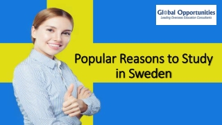 Popular Reasons to Study in Sweden