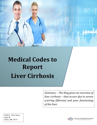 Medical Codes to Report Liver Cirrhosis