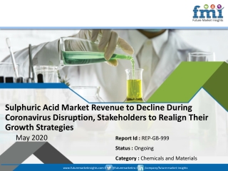 Sulphuric Acid Market – Latest Research, Industry Analysis, Driver, Trends, Busi