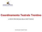 Coordinamento Teatrale Trentino