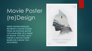 Movie Poster (re)Design
