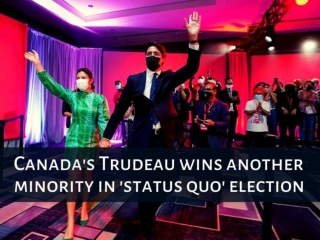 Canada's Trudeau wins another minority in 'status quo' election