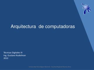 Ppt Arquitectura De Computadoras Powerpoint Presentation Free