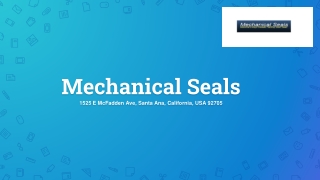 Get the Mechanical Seal in the USA