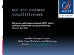 GPP and business competitiveness