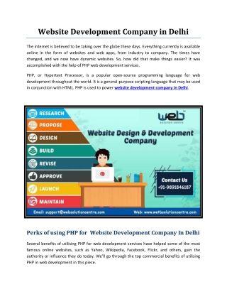 Website Development Company Delhi