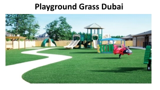 PLAYGROUND ARTIFICIAL GRASS  in Dubai