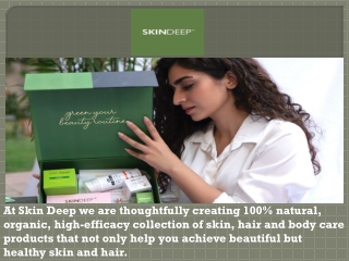 Skin Deeep Beauty Products in Pakistan