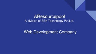 Aresourcepool Website development company