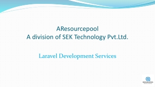 Laravel Development Services India - AResourcepool